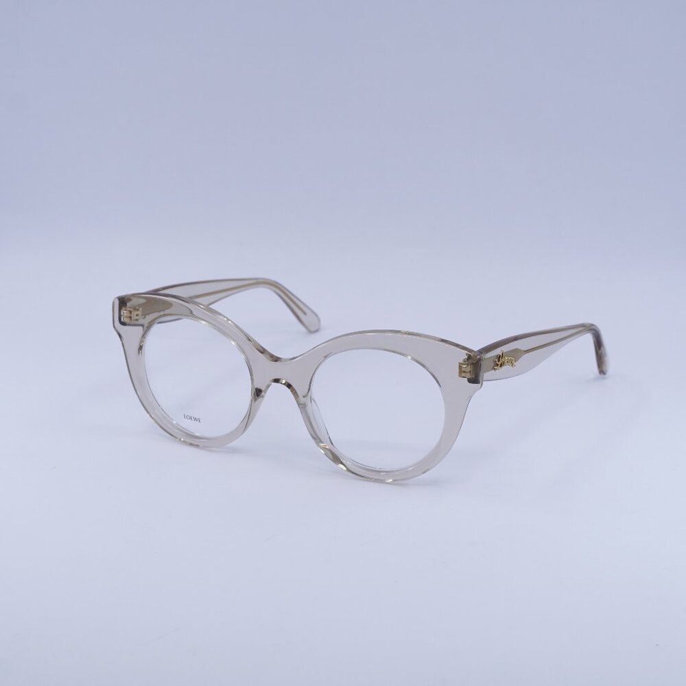 Exclusive Sale!  New Loewe LW50074I 057 Eyeglasses - Transparent Brown Frame